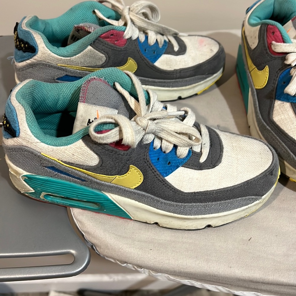 I’m have two pair of Nike air max 90. They are both size 4.5y $30 a piece.